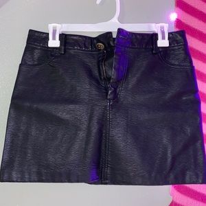 Leather mini skirt (3 for $10)